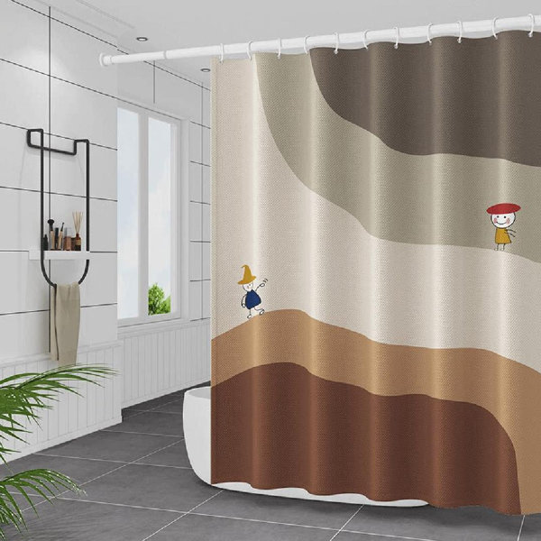 Trinx Deverly Single Shower Curtain Wayfair